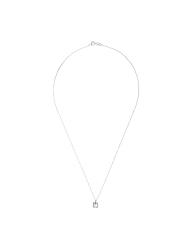 Collier Carré Diamants "ACCESS"