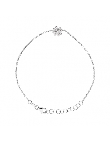 Bracelet Diamants TREFLE "Porte Bonheur "