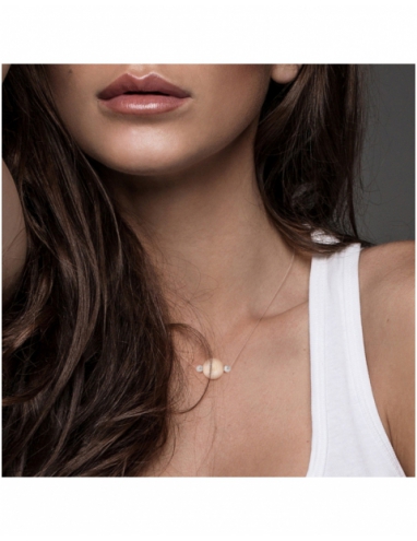 Collier Véritable Perle Rose "ACCESS"