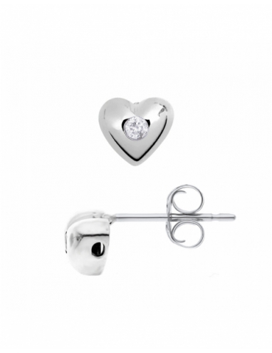 Boucles d'Oreilles Diamants SERTIS HEART