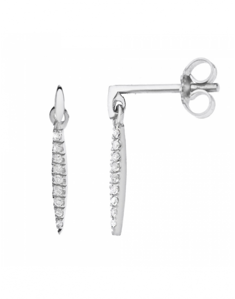 Boucles d'Oreilles Diamants Gouttes