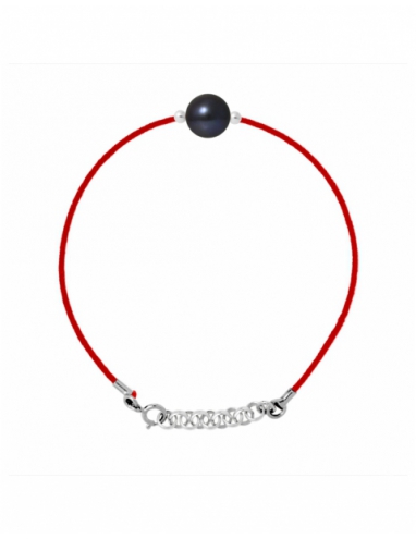 Bracelet Véritable Perle BLACK TAHITI "ACCESS"